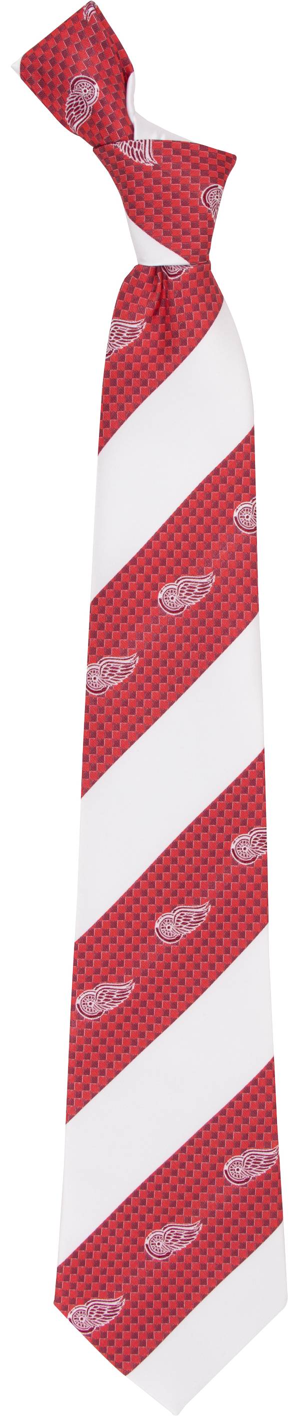 Eagles Wings Detroit Red Wings Geo Stripe Necktie