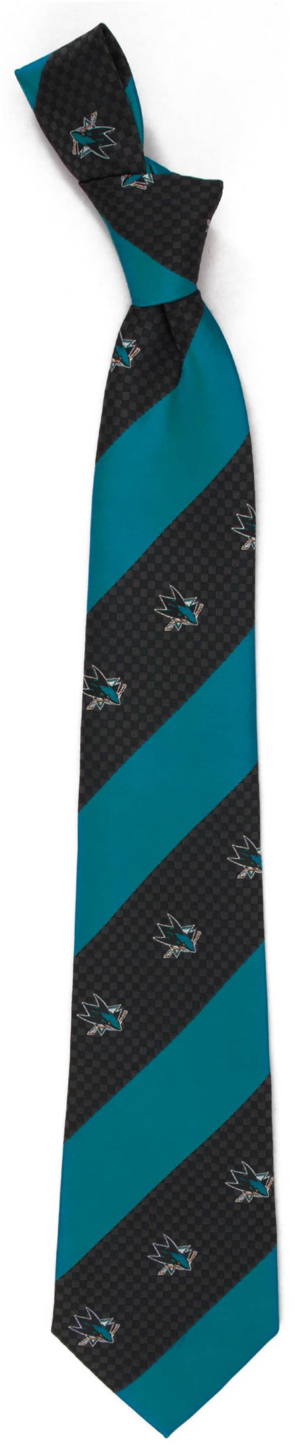Eagles Wings San Jose Sharks Geo Stripe Necktie