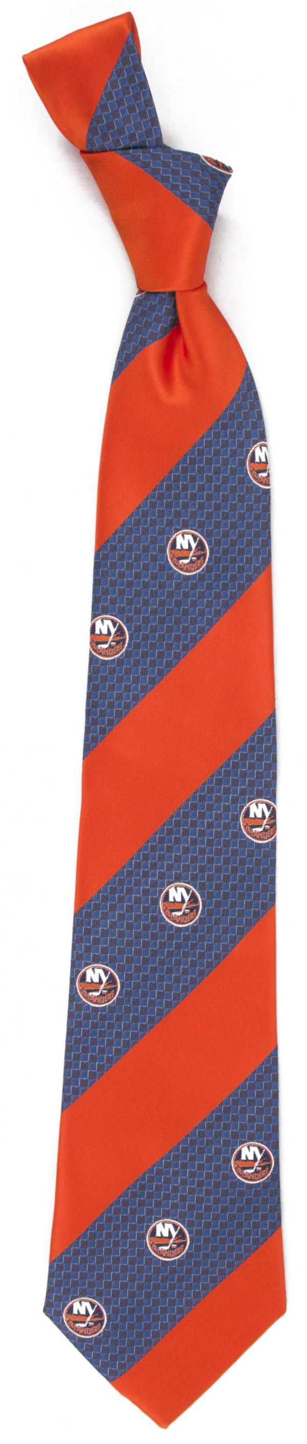 Eagles Wings New York Islanders Geo Stripe Necktie