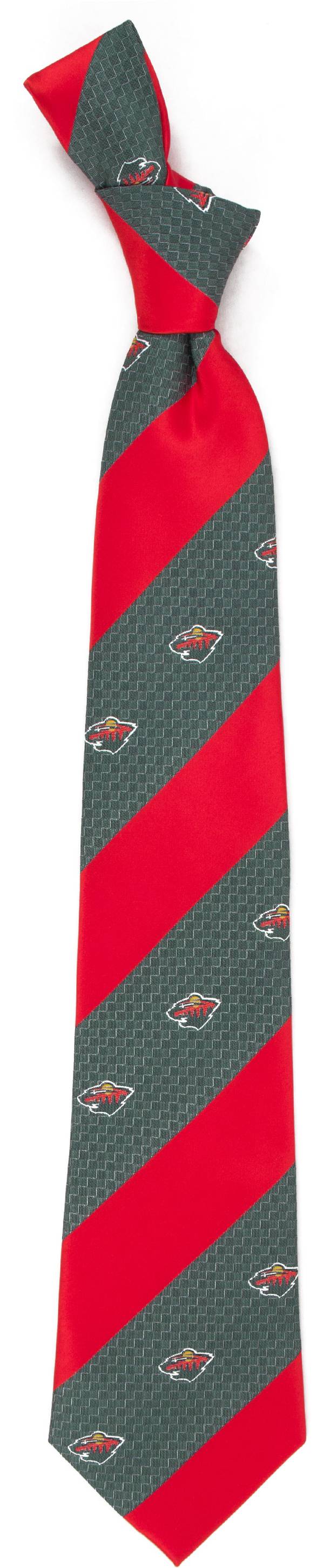 Eagles Wings Minnesota Wild Geo Stripe Necktie