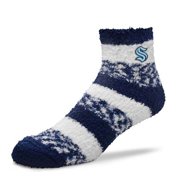 For Bare Feet Seattle Kraken Navy Pro Stripe Socks