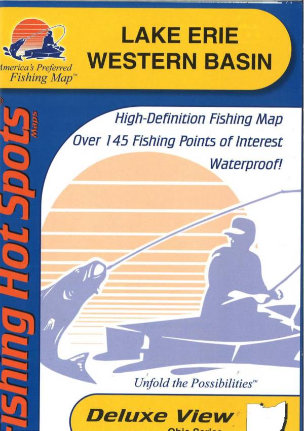 FHS Erie Western Basin Fishing Map