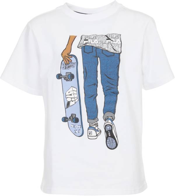 FILA Boys' Chris Short Sleeve Graphic T-Shirt