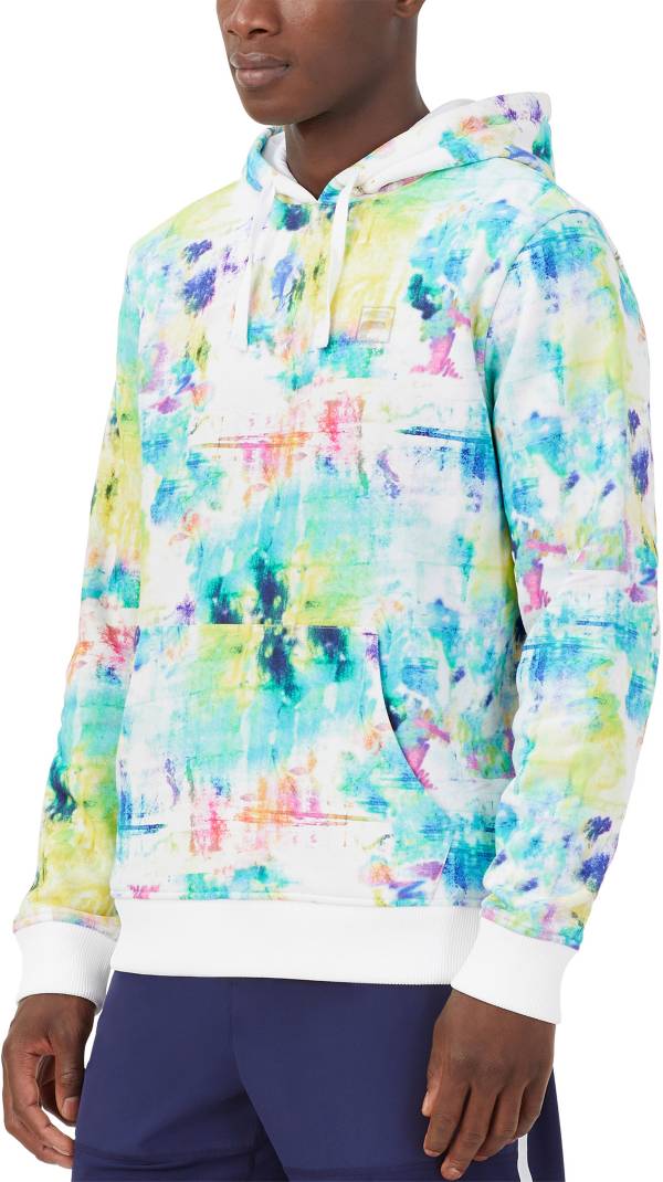 FILA Men's Tie Breaker Tie Dye Pullover Tennis Hoodie