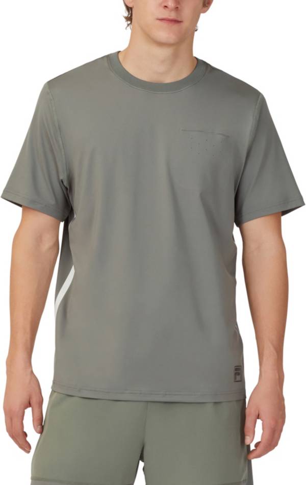 FILA Men's Tie Breaker Vented Crewneck Tennis T-Shirt