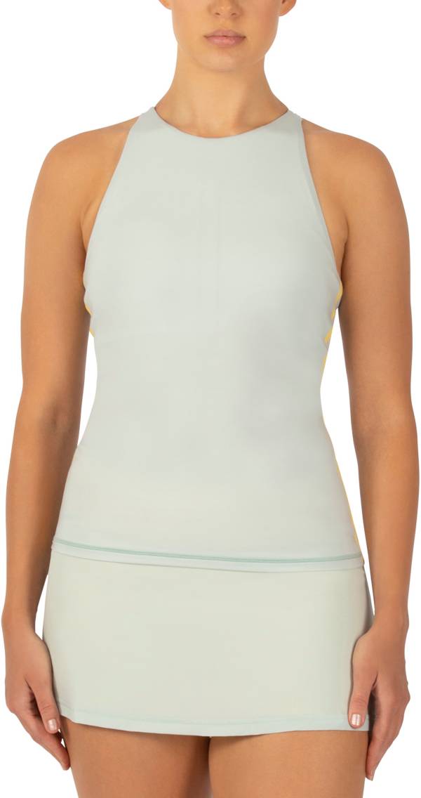 FILA Women's High Neck Racerback Tennis Tank Top