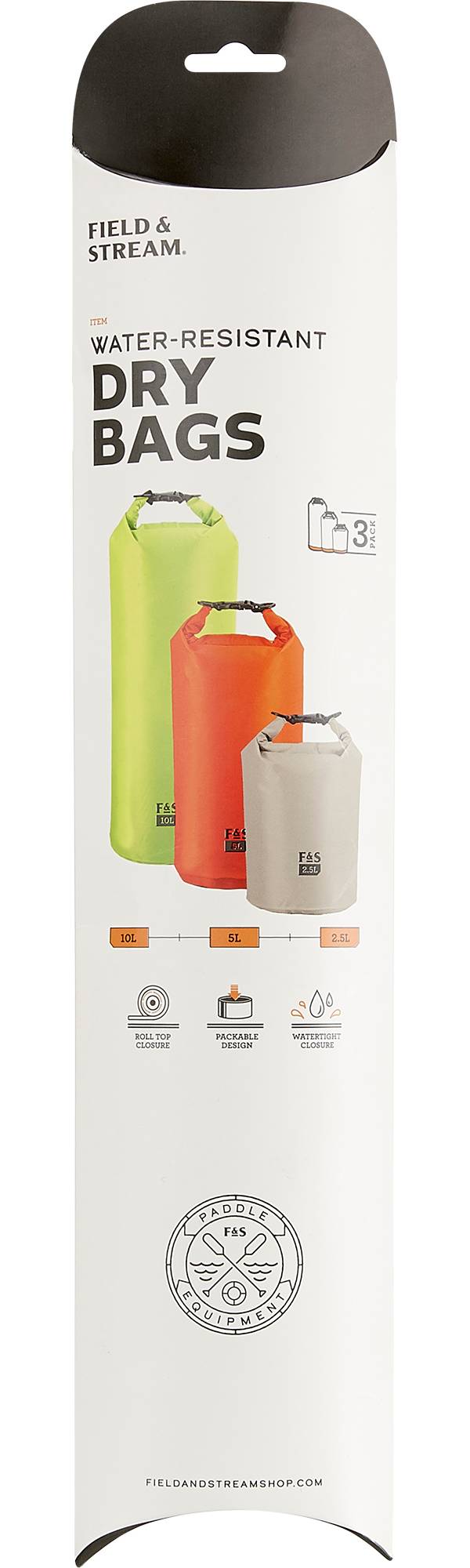 Field & Stream 3-Pack Dry Bags