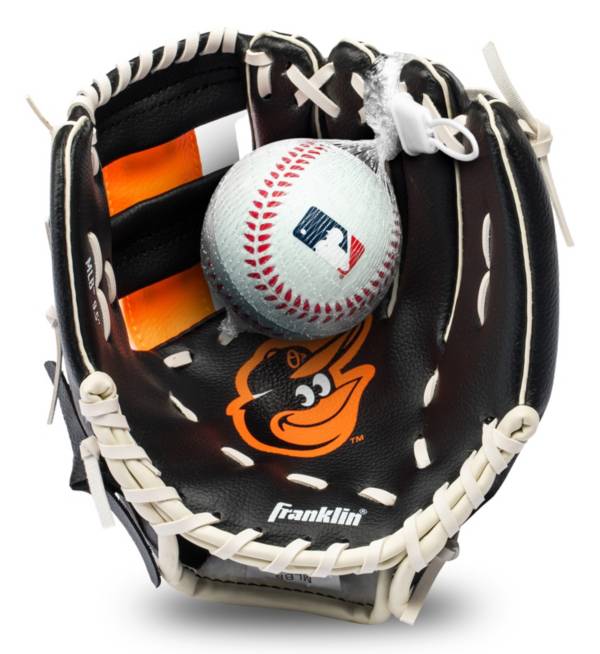 Franklin Youth Baltimore Orioles Teeball Glove and Ball Set