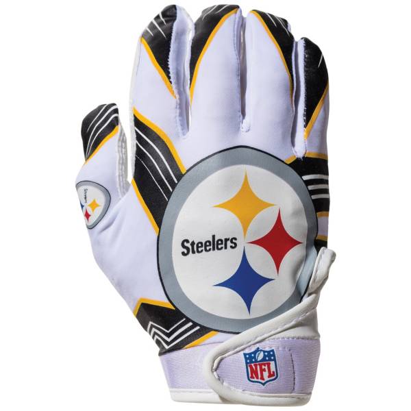 Franklin Youth Pittsburgh Steelers Receiver Gloves