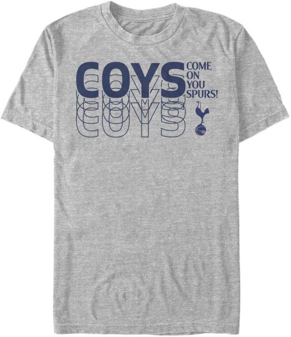 Fifth Sun Men's Tottenham Hotspur Grey COYS T-Shirt