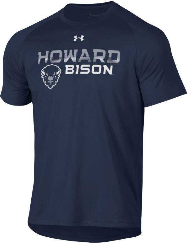 Under Armour Men's Howard Bison Blue Tech Performance T-Shirt