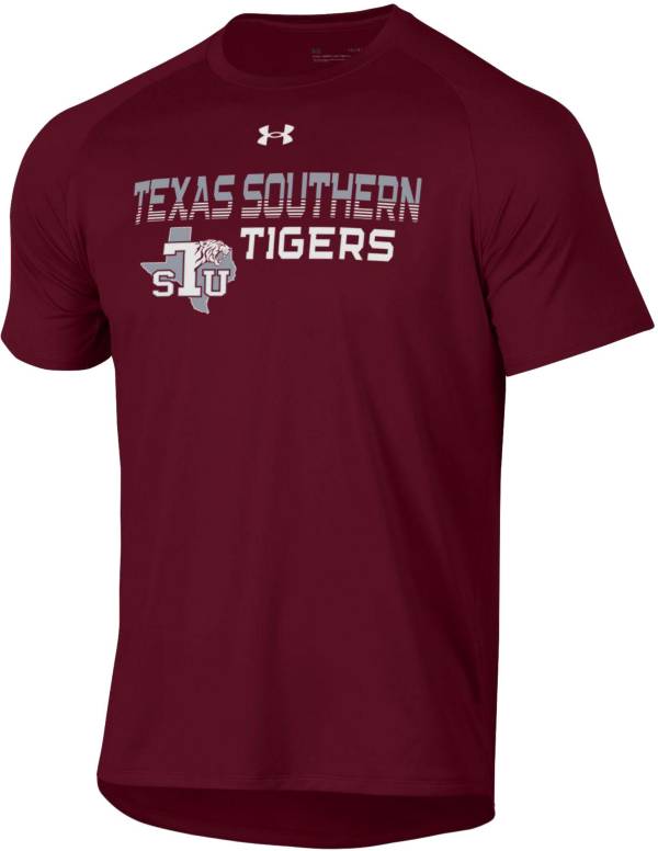 Under Armour Men's Texas Southern Tigers Maroon Tech Performance T-Shirt product image