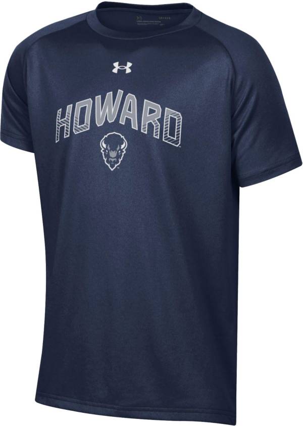 Under Armour Youth Howard Bison Blue Tech Performance T-Shirt