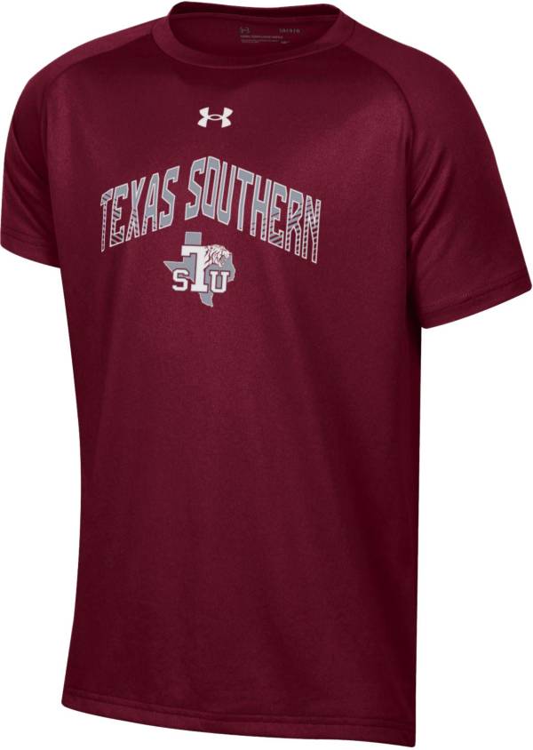 Under Armour Youth Texas Southern Tigers Maroon Tech Performance T-Shirt