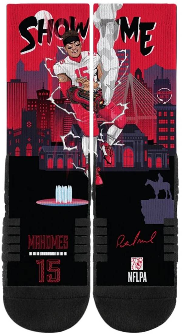 Strideline Kansas City Chiefs Patrick Mahomes Superhero Socks