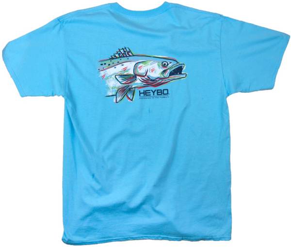 Heybo Men's Painted Sea Trout Short Sleeve T-Shirt