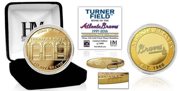 Highland Mint Atlanta Braves Stadium Gold Coin