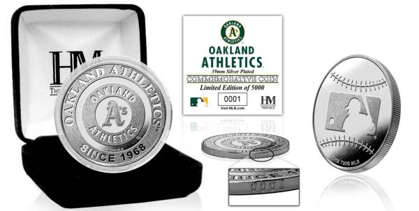 Highland Mint Oakland Athletics Silver Team Coin