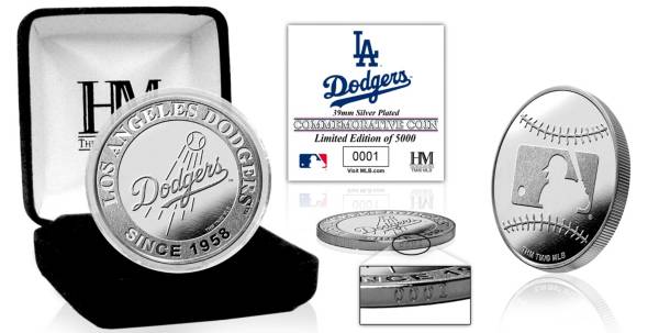 Highland Mint Los Angeles Dodgers Silver Team Coin