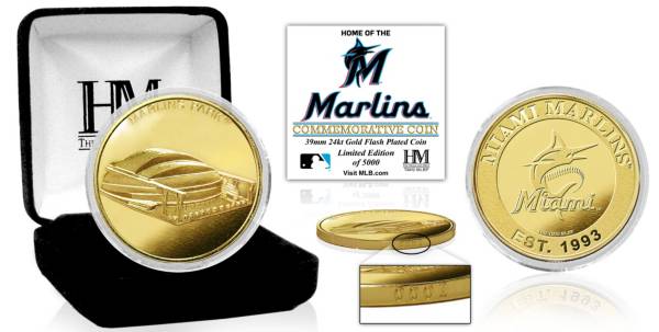 Highland Mint Miami Marlins Stadium Gold Coin