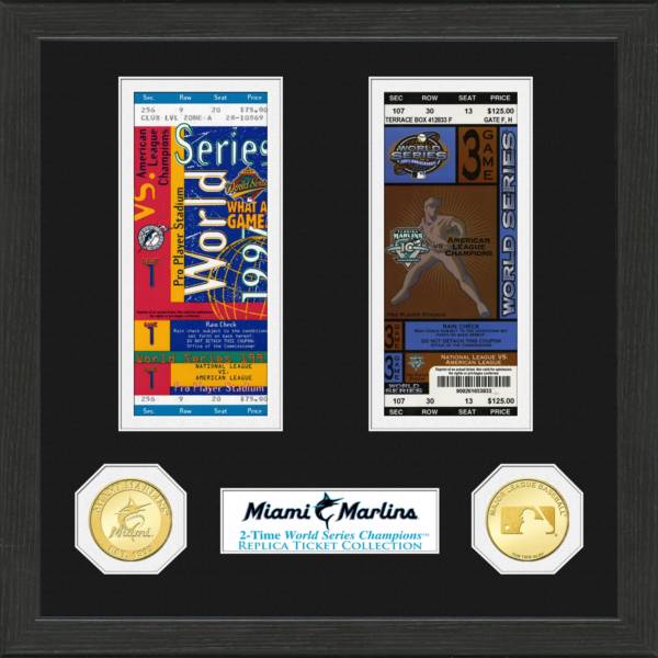 Highland Mint Miami Marlins Standard Ticket Frame