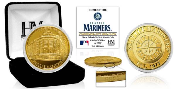 Highland Mint Seattle Mariners Stadium Gold Coin