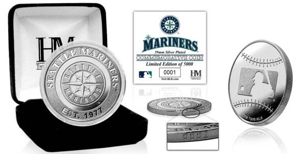 Highland Mint Seattle Mariners Silver Team Coin