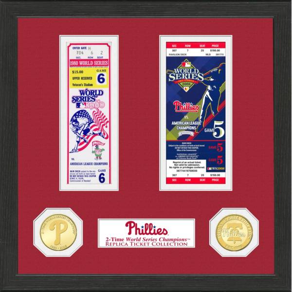 Highland Mint Philadelphia Phillies Standard Ticket Frame