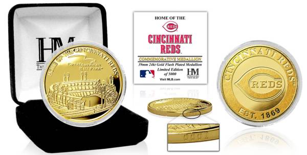 Highland Mint Cincinnati Reds Stadium Gold Coin