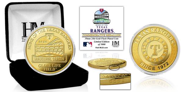Highland Mint Texas Rangers Stadium Gold Coin