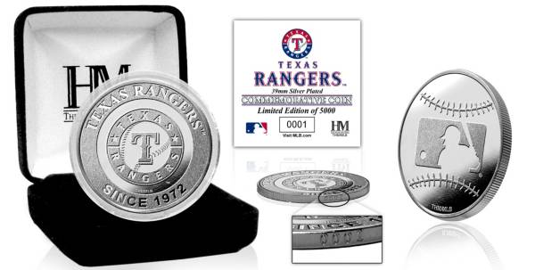 Highland Mint Texas Rangers Silver Team Coin