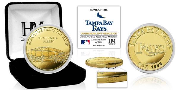 Highland Mint Tampa Bay Rays Stadium Gold Coin