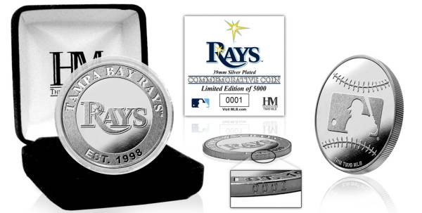 Highland Mint Tampa Bay Rays Silver Team Coin