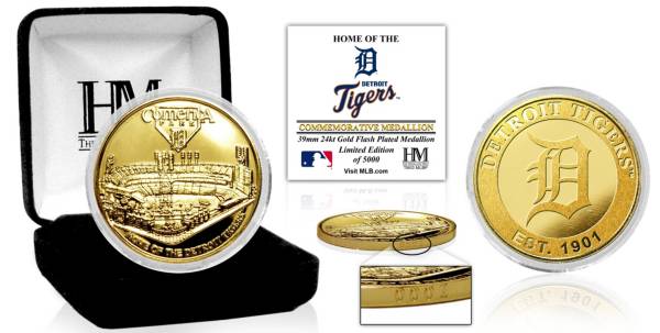 Highland Mint Detroit Tigers Stadium Gold Coin