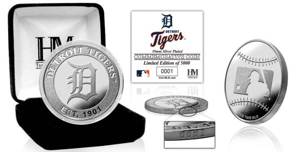 Highland Mint Detroit Tigers Silver Team Coin