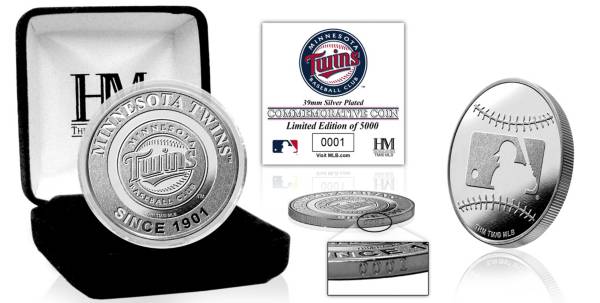 Highland Mint Minnesota Twins Silver Team Coin