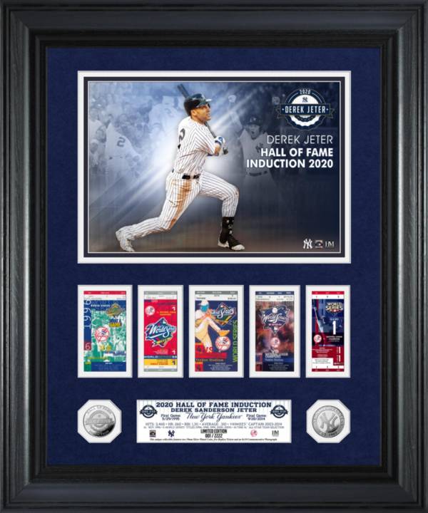 Highland Mint New York Yankees Derek Jeter Hall of Fame 2020 World Series Marquee Silver Coin Photo Mint product image
