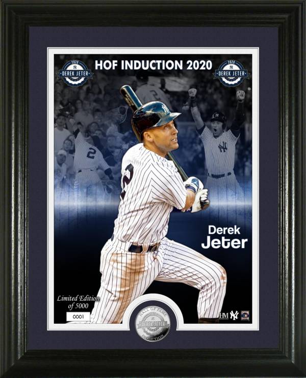 Highland Mint New York Yankees Derek Jeter Hall of Fame 2020 Silver Coin Photo Mint product image