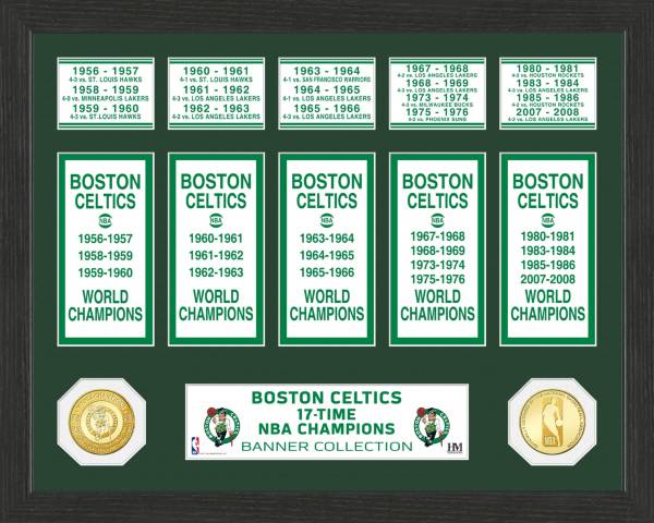 Highland Mint Boston Celtics Banner Bronze Coin Photo Mint