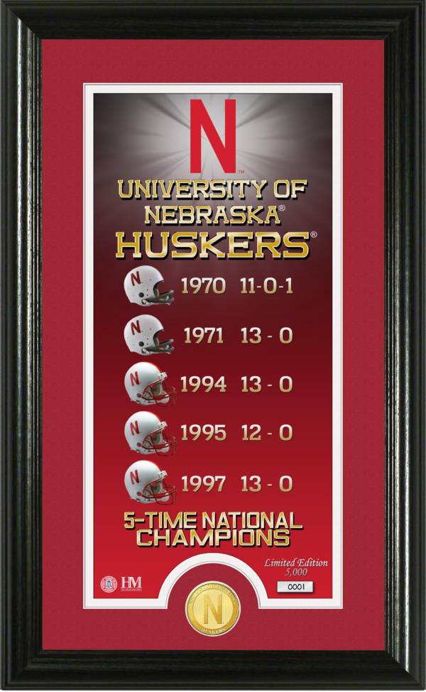 Highland Mint Nebraska Cornhuskers Legacy Photo