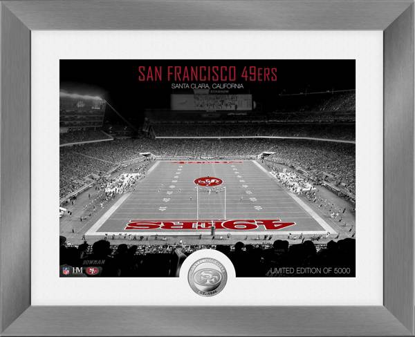 Highland Mint San Francisco 49ers Art Deco Stadium Silver Coin Photo Mint