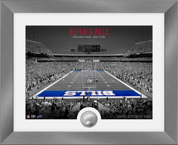 Highland Mint Buffalo Bills Art Deco Stadium Silver Coin Photo Mint