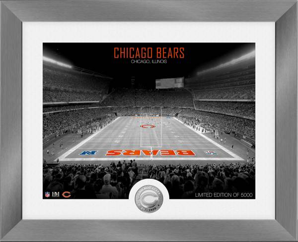 Highland Mint Chicago Bears Art Deco Stadium Silver Coin Photo Mint product image