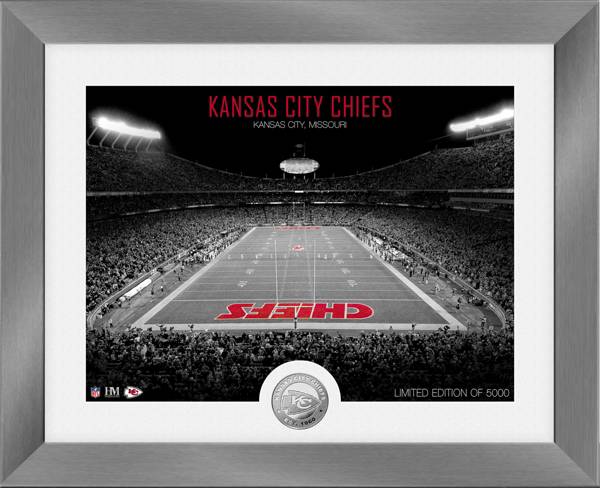 Highland Mint Kansas City Chiefs Art Deco Stadium Silver Coin Photo Mint