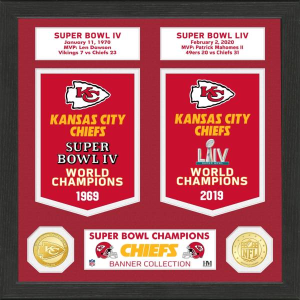 Highland Mint Kansas City Chiefs Super Bowl Banner Collection Coin Photo Mint