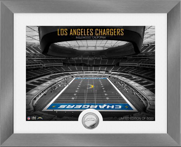 Highland Mint Los Angeles Chargers Art Deco Stadium Silver Coin Photo Mint