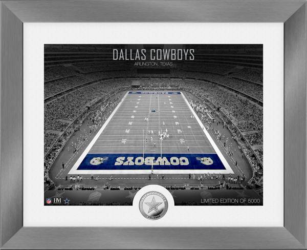 Highland Mint Dallas Cowboys Art Deco Stadium Silver Coin Photo Mint
