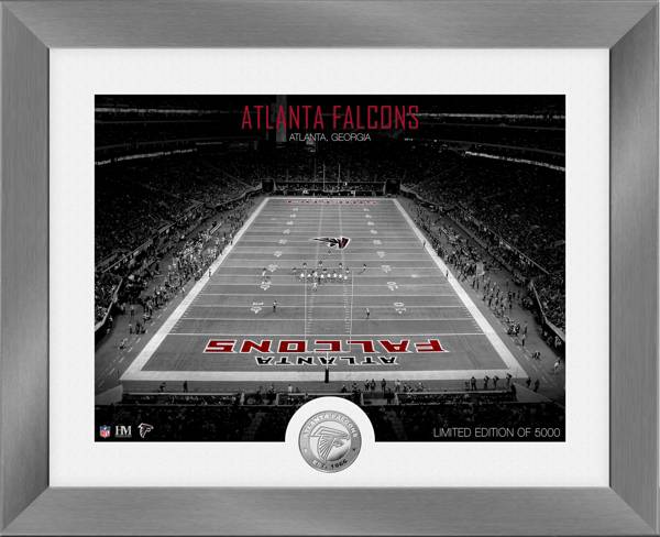 Highland Mint Atlanta Falcons Art Deco Stadium Silver Coin Photo Mint