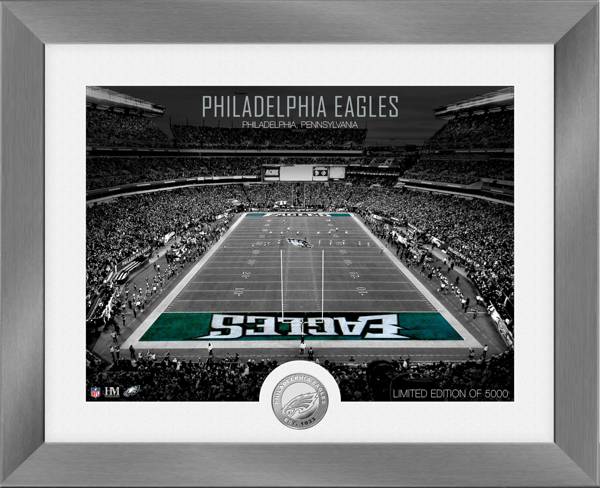 Highland Mint Philadelphia Eagles Art Deco Stadium Silver Coin Photo Mint