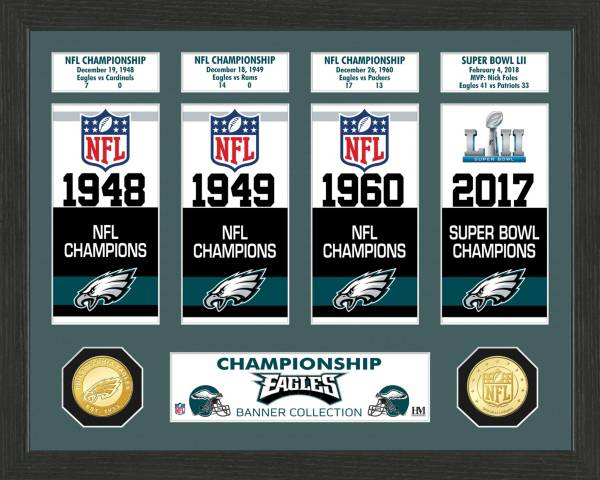 Highland Mint Philadelphia Eagles Super Bowl Banner Collection Coin Photo Mint